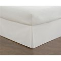 Todays Home Todays Home TOH25014WHIT03 Basic Microfiber Tailored 14 in. Bed Skirt  White - Queen TOH25014WHIT03